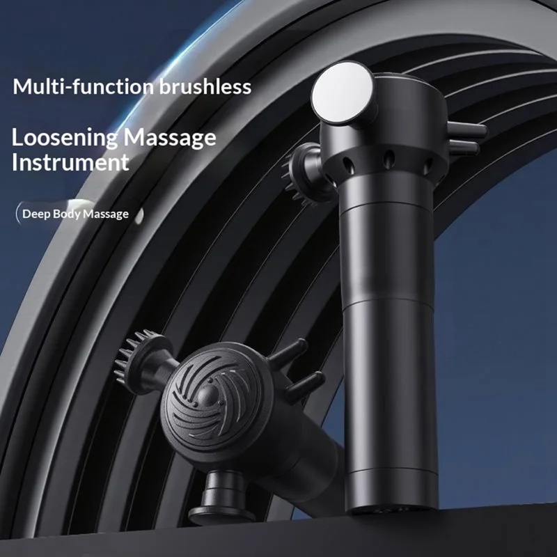 Multi-Functional Fascia Release Massage Gun Deep Tissue Massage Gun 4 Speed Levels Portable Muscle Relaxing Massager