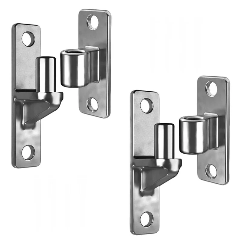 2Pcs 100x35mm 304 Stainless Steel Gate Hinge Fence Door Hardware Rust Resistant Farm Fence
