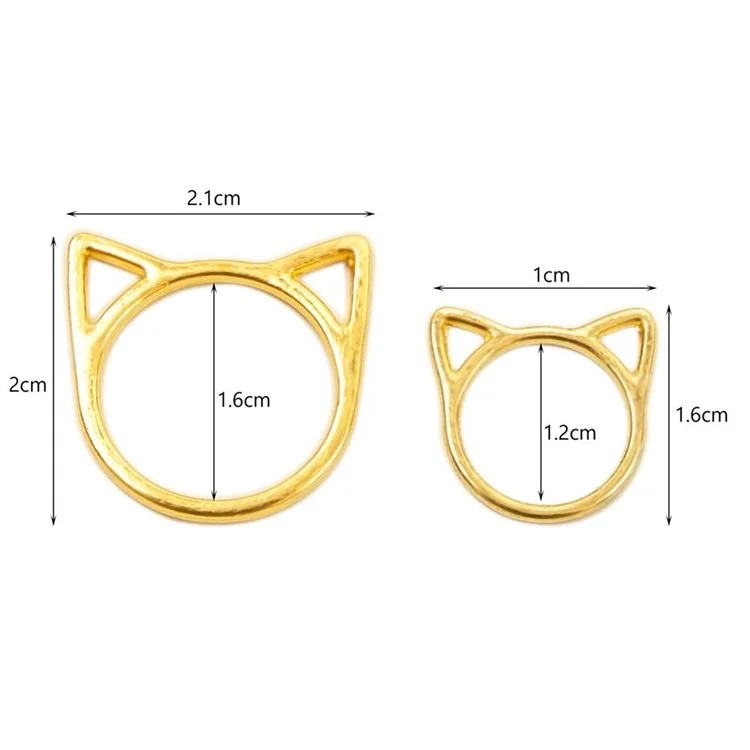 30 pièces de marqueurs de points métalliques pour tricot au crochet avec verrouillage, oreilles de chat, aiguille à crochet à loquet, outil de couture et de tricotage DIY