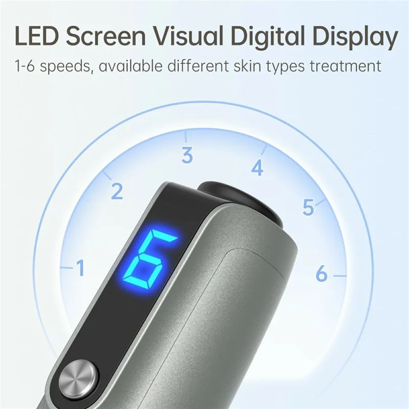 DR.PEN M8S Auto Microneedling Pen med 6 hastighedsindstillinger, 0-2,5 mm dybde, trådløs auto derma-pen til ansigtspleje – EU-stik