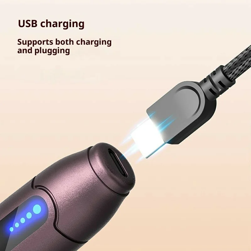 DR.PEN A10 Elektrisk mikronålning Derma Pen med LED-display 5 hastighetsinställningar Justerbar Type-C laddning Skönhetsapparat - EU-uttag