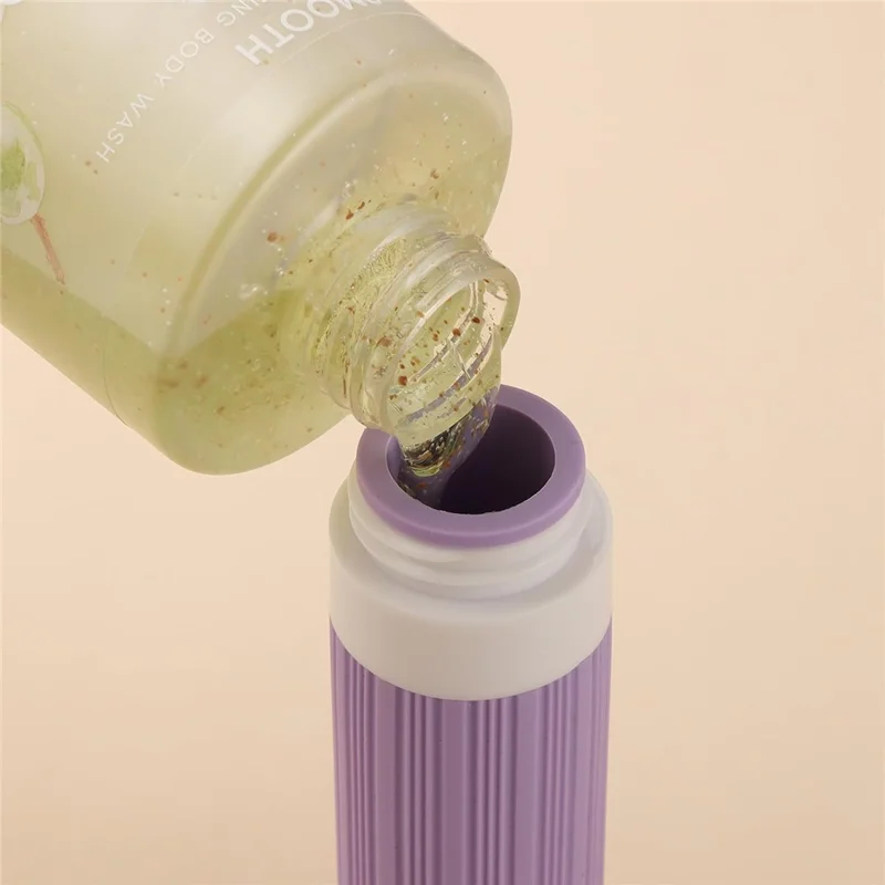 6 pièces 40 ml Pots de Crème pour le Visage Réutilisables + Ensemble de 90 ml Bouteilles en Silicone Étanches Pots Squeezables - Lot 01