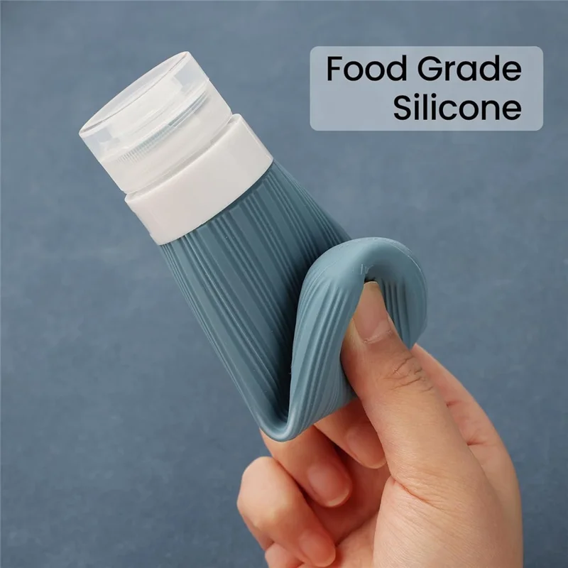 6 pièces 40 ml Pots de Crème pour le Visage Réutilisables + Ensemble de 90 ml Bouteilles en Silicone Étanches Pots Squeezables - Lot 01