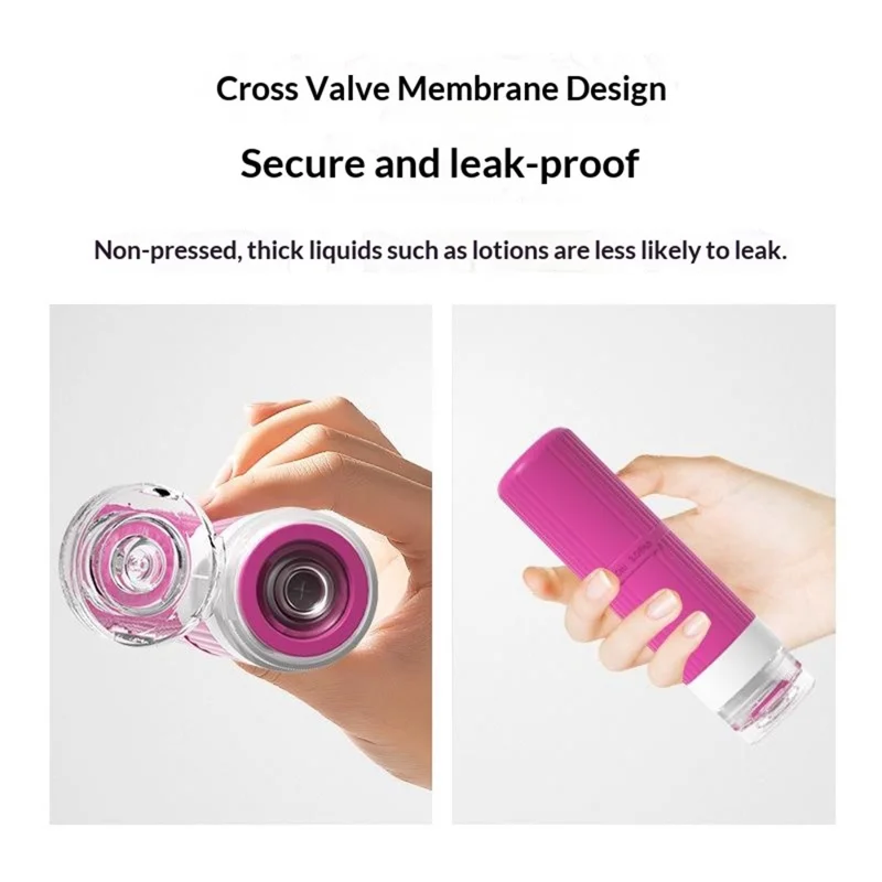 6Pcs 30ml Travel Refillable Face Cream Jars + 90ml Bottles Set Silicone Leak-proof Squeeze Containers Set - 06 Set