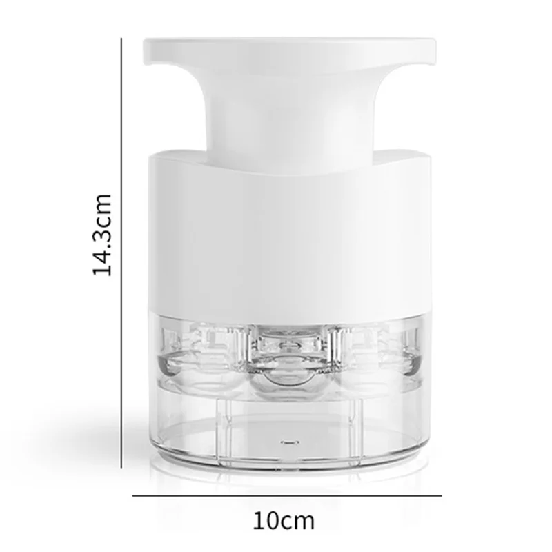 7-gats Entpitingspers voor Kersen, Type Vruchtpitter, Entpitingsgereedschap, Vruchtentkerner, Pitsnoeper, Keukenhulpmiddel (BPA-vrij, geen FDA) - Wit
