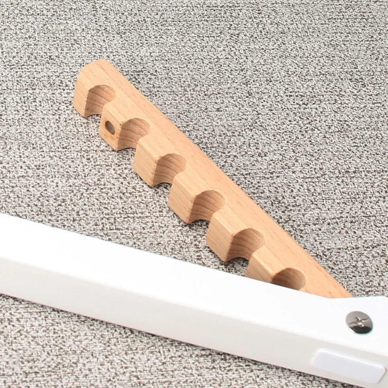 Portable Travel Clothes Drying Rack No Drill Foldable Over Door Hook Hanger for Hotel Room - White