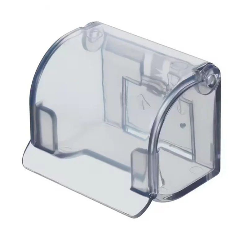 Soporte para Afeitadora de Montaje en Pared, Estante de Almacenamiento para Afeitadora con Cubierta Transparente a Prueba de Polvo y Agua para Organización de Baño