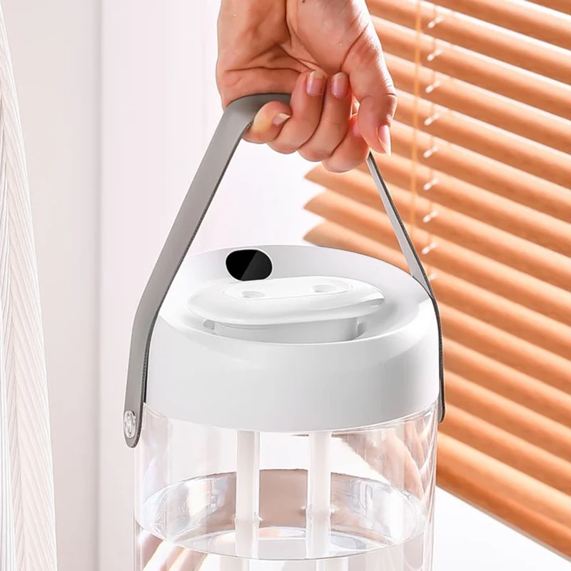 DP-A15 2000ml Air Humidifier Digital Display Dual Spray Nozzle 7 Color LED Light USB Power Mist Humidifier Diffuser for Home Car