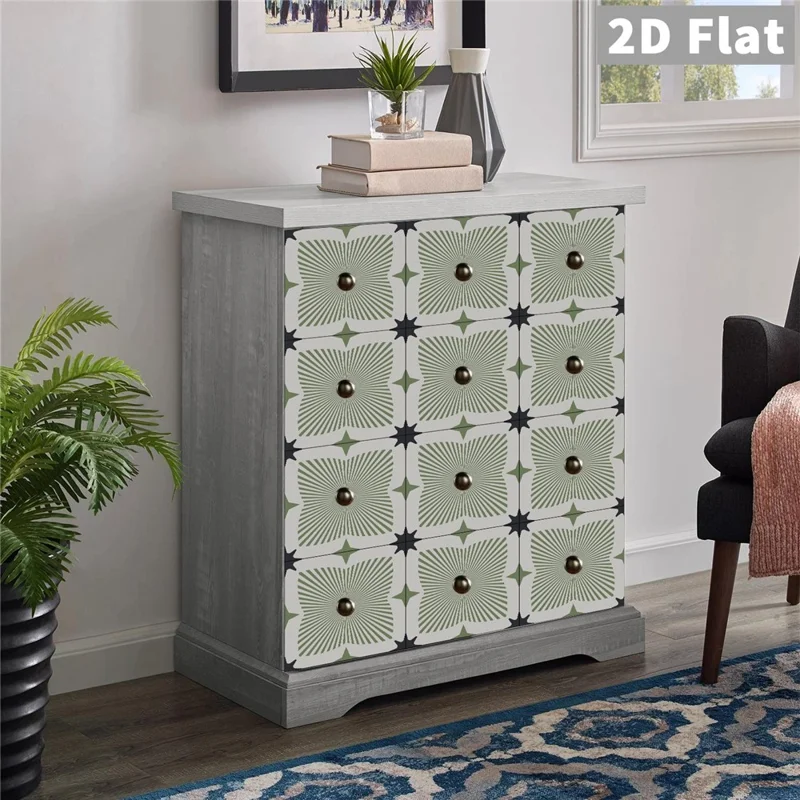 12 Unidades 15x15x0,175 cm 2D Planas Adhesivas Autoadhesivas Impermeables para Paredes de Cocina y Baño - ART226