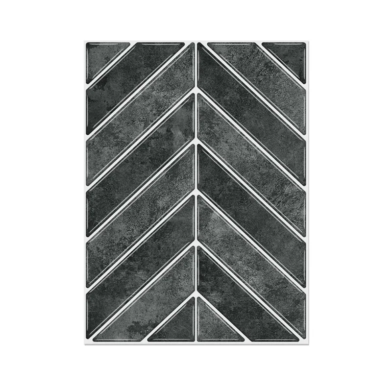 14 Stück 17x23x0,18 cm selbstklebende Wandaufkleber im Fischgrätenmuster, einfach zu verlegen, Wandverkleidung für Küche und Bad - GST51