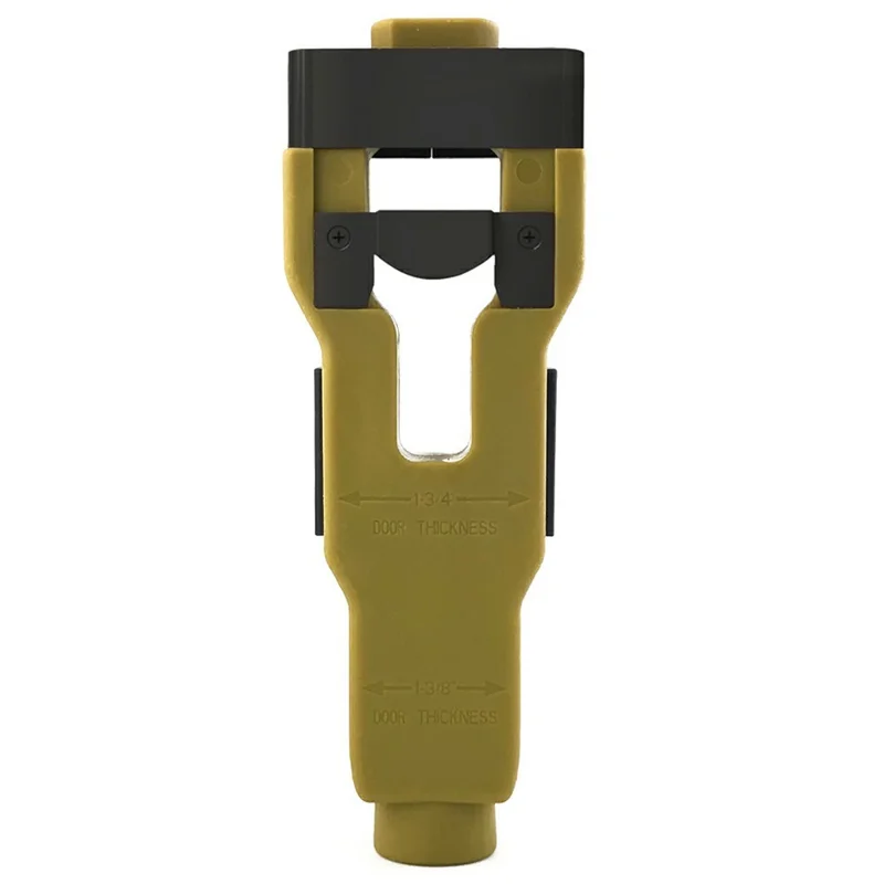 Kit per incasso serrature per porte, kit di installazione serrature per porte spesse 1-3/8 e 1-3/4 pollici - Verde