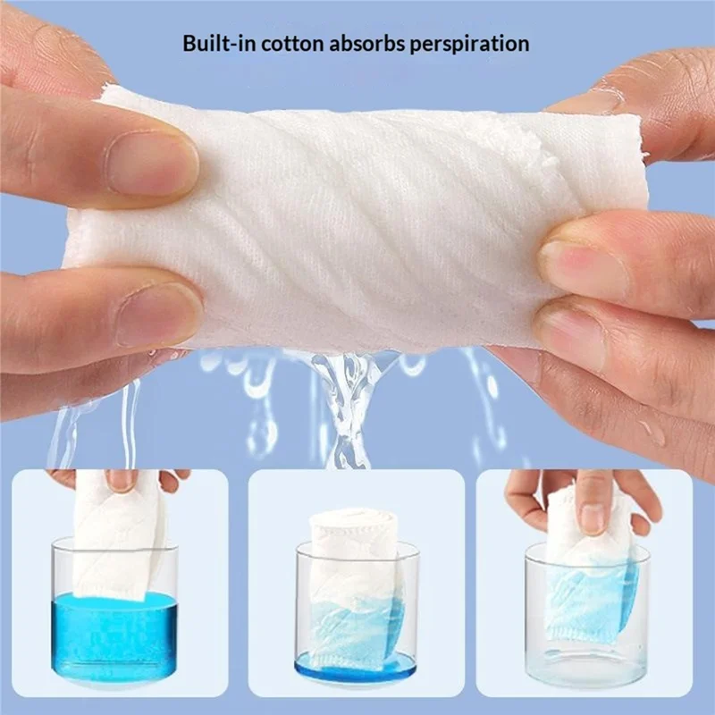 Sports Sweat Pads Absorbent Anti-Moisture Cotton Washable Reusable Underarm Pads for Exercise Workout - Shaped Pad