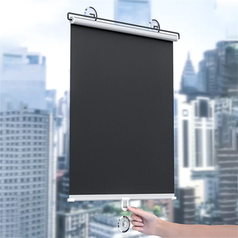 ST-5022 68x125cm Car Window Sunshade Auto Retractable Suction Cup Blackout Curtain for Car Bedroom