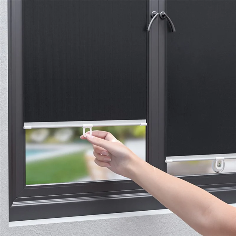 ST-5022 45x125cm Car Window Sunshade Auto Retractable Suction Cup Blackout Curtain for Car Bedroom