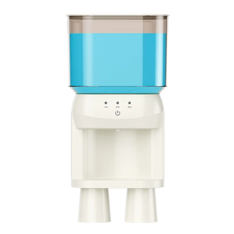 RA-980 Distributore Automatico da Parete per Collutorio 600ml ad Alta Capacità con Sensore Intelligente e Ricarica Type-C, Dispositivo per Cura Orale con 3 Velocità - Bianco