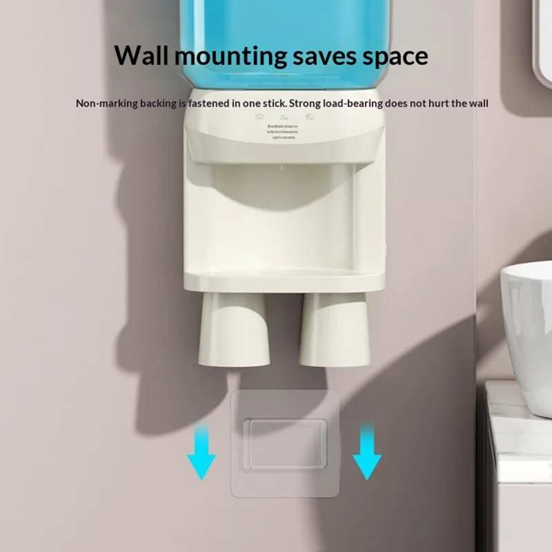 RA-980 Distributore Automatico da Parete per Collutorio 600ml ad Alta Capacità con Sensore Intelligente e Ricarica Type-C, Dispositivo per Cura Orale con 3 Velocità - Bianco