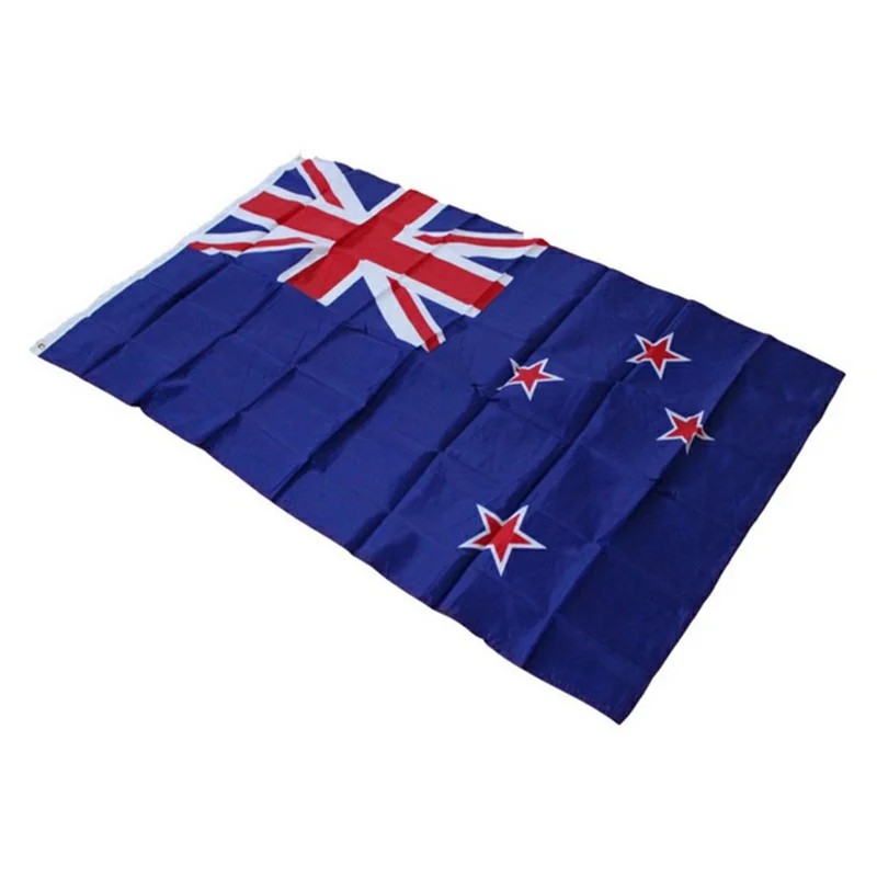 90x150cm 3x5ft New Zealand Flag Polyester National Banner with Grommets for Outdoor Display