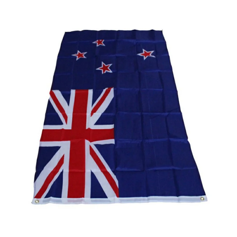 90x150cm 3x5ft New Zealand Flag Polyester National Banner with Grommets for Outdoor Display