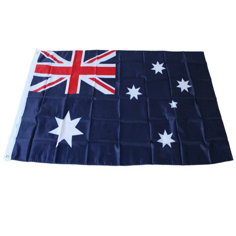 90x150cm 3x5st Flaga Australii z poliestru, flaga Australii 3x5 stopy z uchwytem na maszt, do użytku zewnętrznego