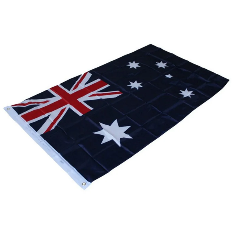 90x150cm 3x5st Flaga Australii z poliestru, flaga Australii 3x5 stopy z uchwytem na maszt, do użytku zewnętrznego