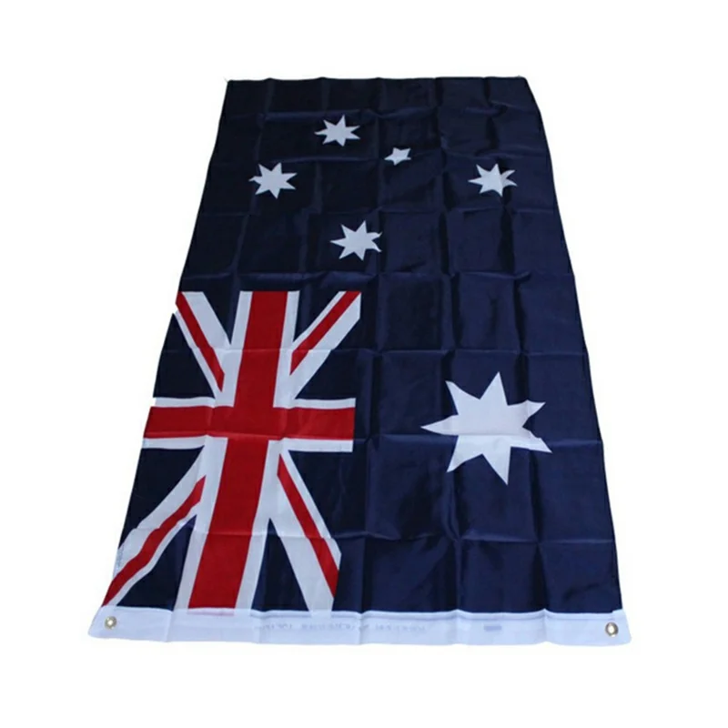 90x150cm 3x5st Flaga Australii z poliestru, flaga Australii 3x5 stopy z uchwytem na maszt, do użytku zewnętrznego