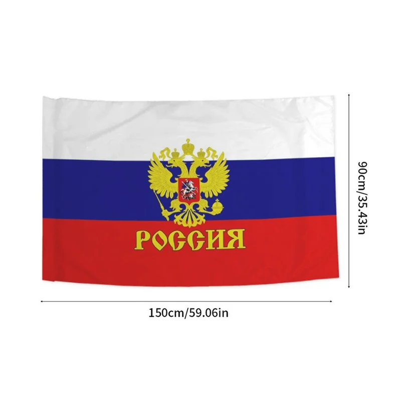 90x150cm 3x5ft Flaga Rosji z poliestru Flagę narodową Transparent na imprezy