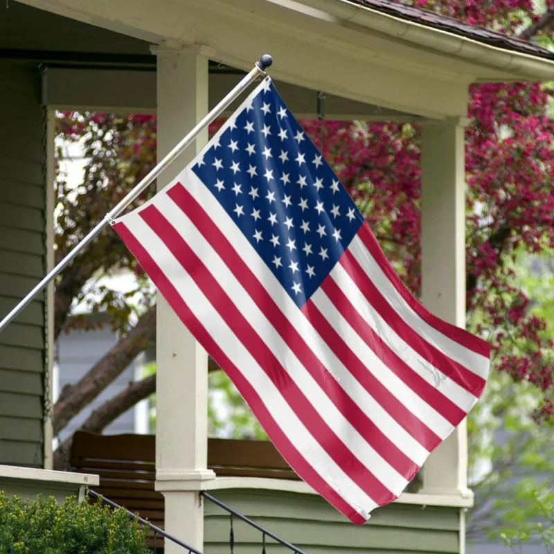 90x150cm 3x5ft US American Flag Polyester National Banner with Metal Grommets for Outdoor Indoor Display