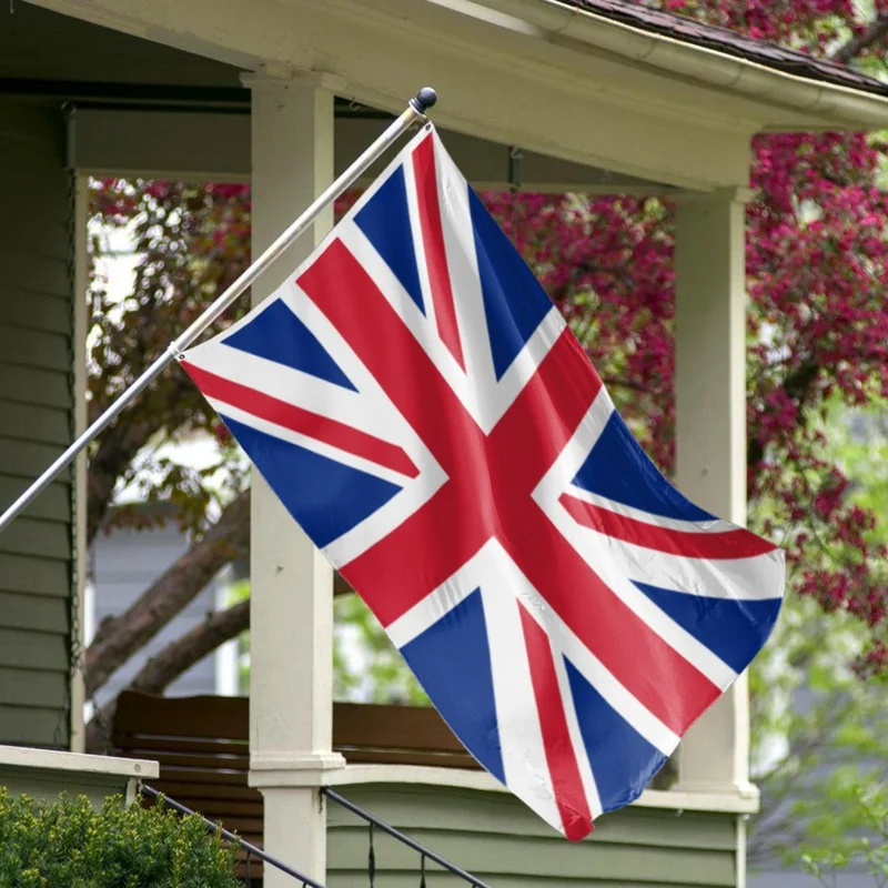 90x150cm 3x5ft UK British Flag Polyester National Banner with Metal Grommets for Outdoor Indoor Display