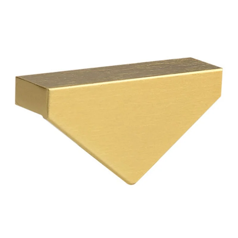 Triangle Cabinet Knob Bronze Color Dresser Drawer Hardware Pull Handle Replacement Home Decor with 22mm Screws