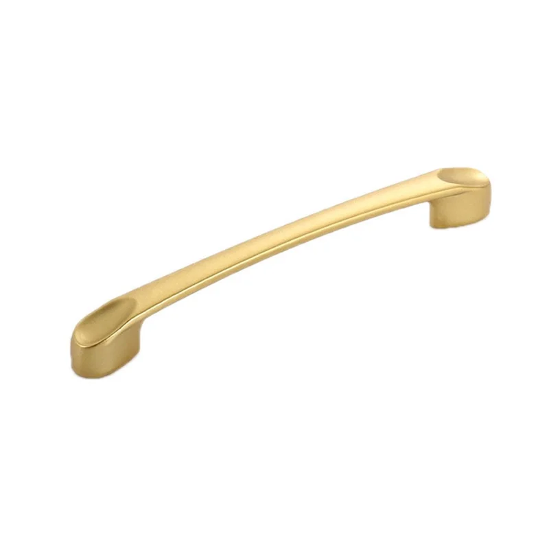 Aluminum Alloy Cabinet Handle Door Handle Furniture Pull for Kitchen Cupboard Dresser Drawer, 22mm Screw - 8103-128 Gold