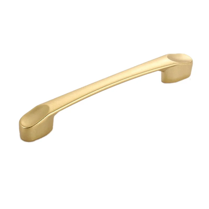 Aluminum Alloy Wardrobe Door Handle Drawer Cabinet Pull Handle Furniture Hardware, 22mm Screw - 8103-96 Gold