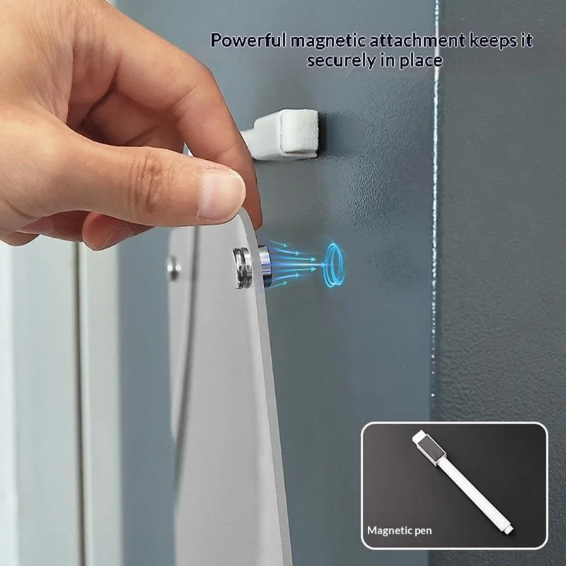 30x40cm Magnetisch Whiteboard uit Acryl met Wisbare Berichtenplaat inclusief Markeringstift voor Koelkast - TE DOEN LIJST