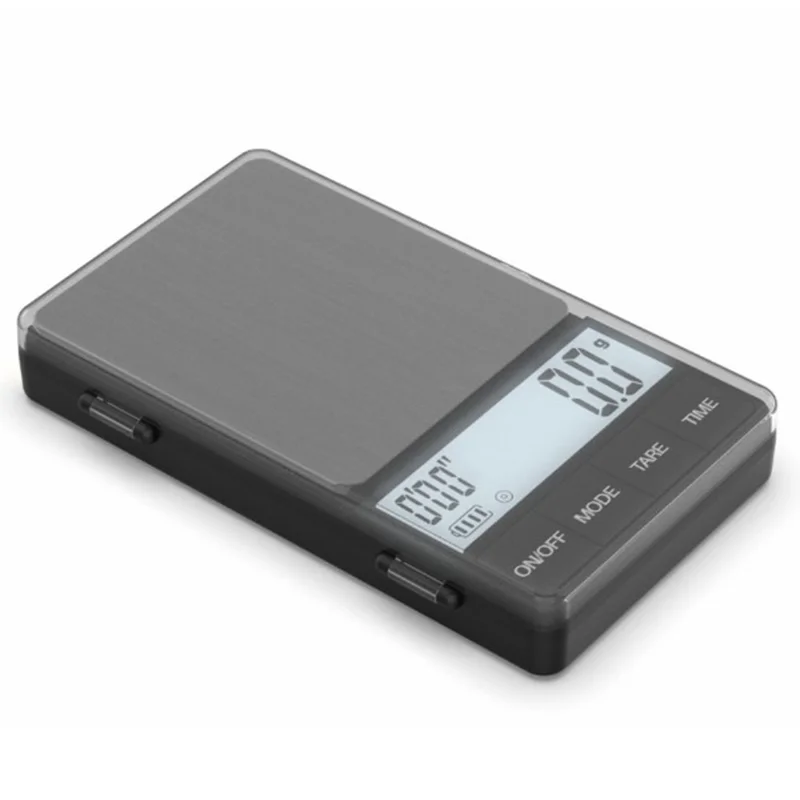 1000g / 0.1g Mini Portable Coffee Scale Digital Kitchen Scale with Backlit Display for Pour Over Coffee Brewing Baking