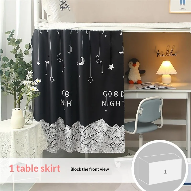 1,15 x 2 m Rideau de Lit Occultant, Paravent pour Dortoir, Store Bloquant la Lumière, Tente de Lit pour Lits Superposés Supérieurs et Inférieurs