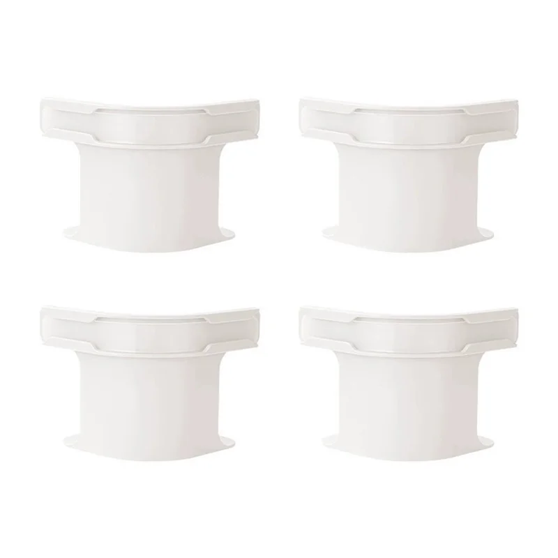 4Pcs Bed Sheet Clips Invisible Sheet Grippers Anti-Slip Mattress Fasteners Secure Grip - White