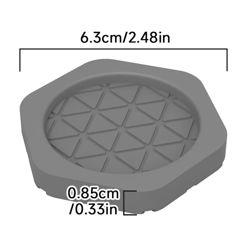 4 pièces de tampons en silicone pour machine à laver, tampons antidérapants anti-vibration et d'absorption des chocs, capacité de charge 150 kg - Noir