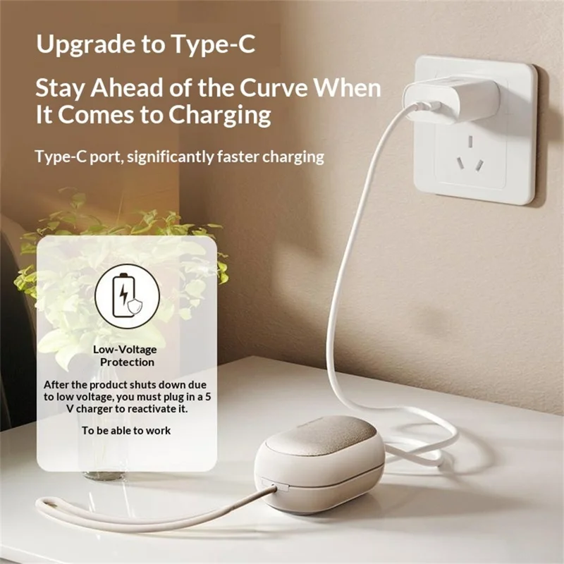 2 i 1 Magnetisk Handsvärmare 5000mAh Snabbuppvärmning 3 Lägen Laddbar Handsvärmare för Vintern - Silver
