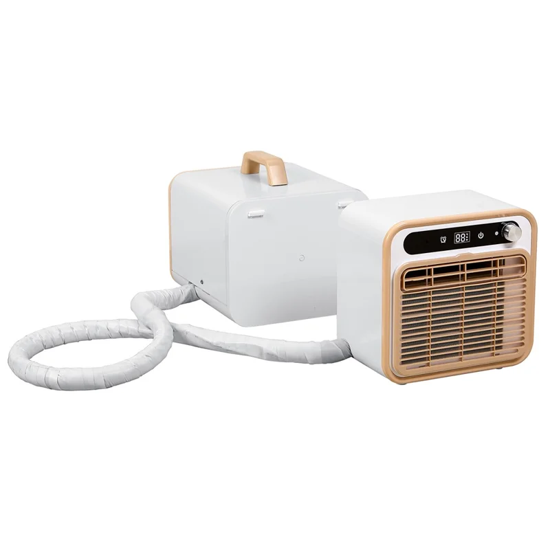 HHR-30 Bærbar aircondition 220V 1500W Split-type med fjernbetjening og 1 m slange
