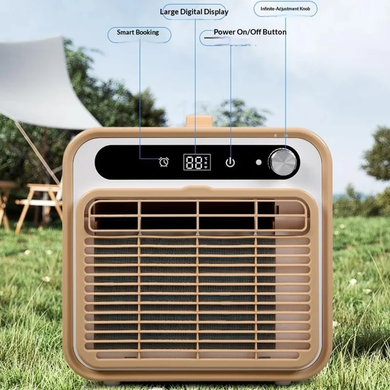 HHR-30 Bærbar aircondition 220V 1500W Split-type med fjernbetjening og 1 m slange