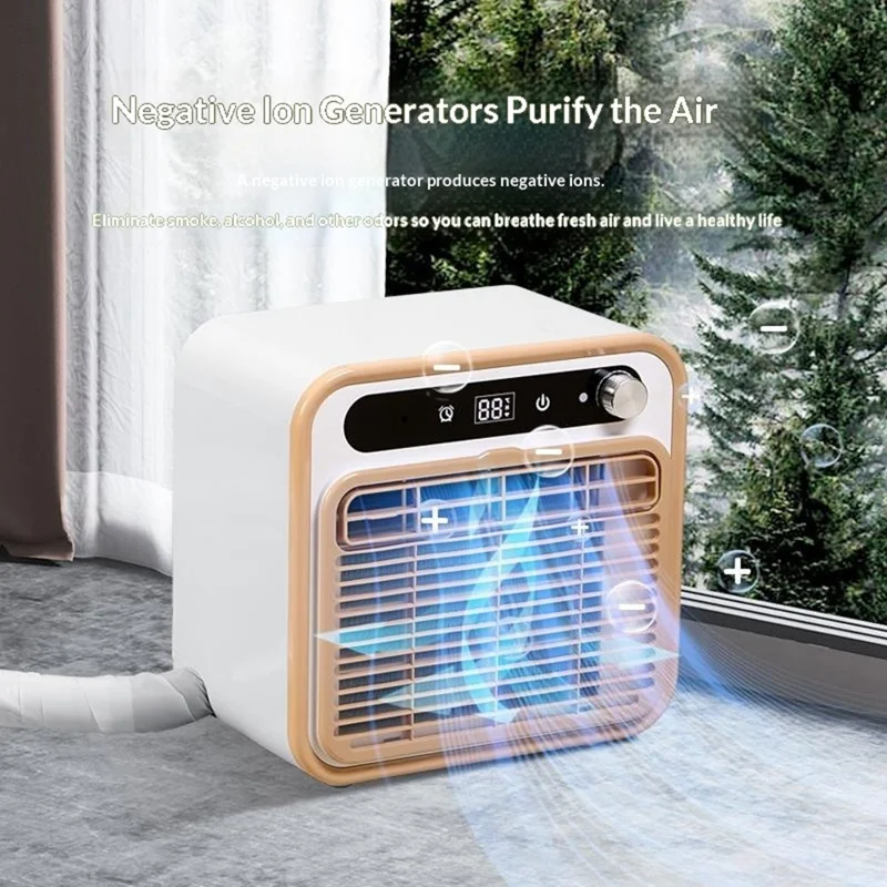 HHR-30 Bærbar aircondition 220V 1500W Split-type med fjernbetjening og 1 m slange