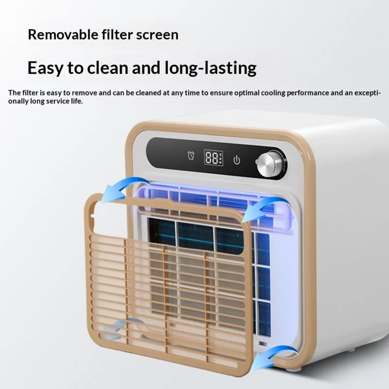 HHR-30 Bærbar aircondition 220V 1500W Split-type med fjernbetjening og 1 m slange