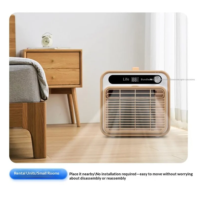 HHR-30 Bærbar aircondition 220V 1500W Split-type med fjernbetjening og 1 m slange