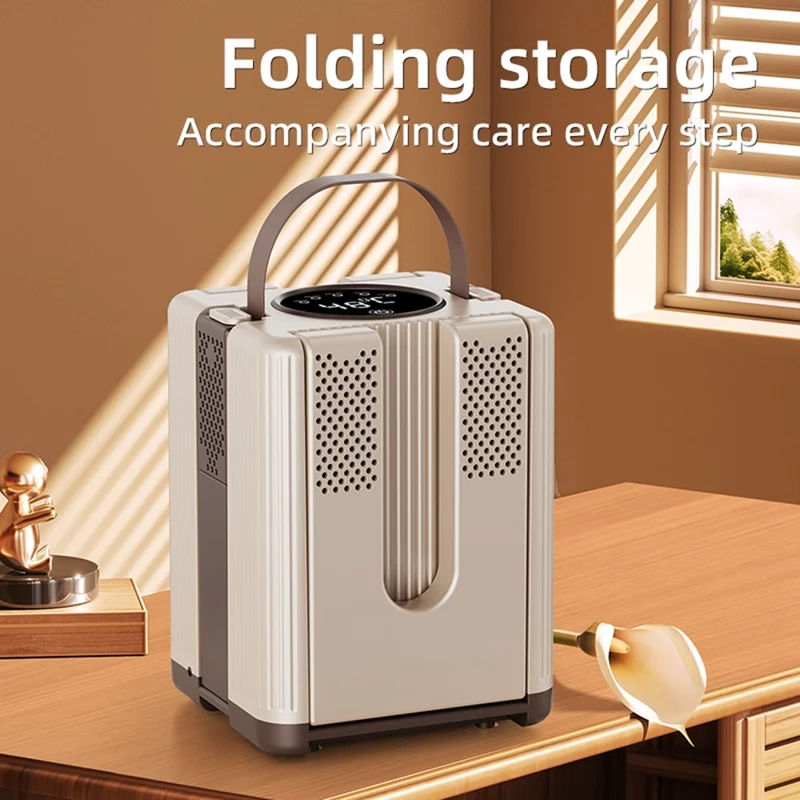 HXQ-10 6-Arm Shoe Dryer with Timer 200W 48 Degree Celsius Constant Temperature Foldable Dehumidifying Machine - EU Plug