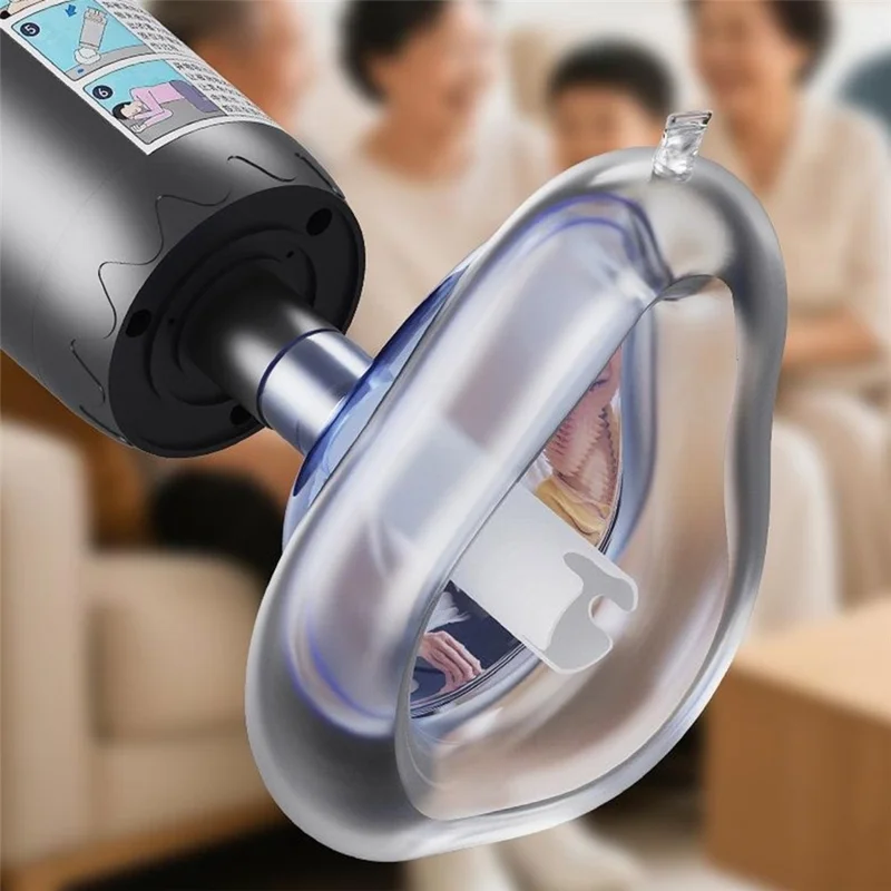 Anti-Choking Suction Device Heimlich Maneuver 33KPa Negative Pressure with 3 Size Masks