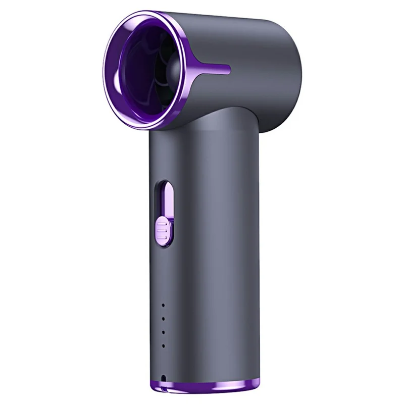 T-05 Wentylator Ręczny z Płynną Regulacją Prędkości, 10000+ RPM, Ładowany przez USB-C, Przenośny Wentylator - Szary