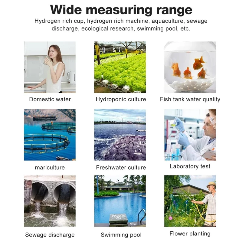 MF-S6 Water Quality Tester 4 in 1 TDS EC Salt Temp Meter for Drinking Water Aquarium Pool