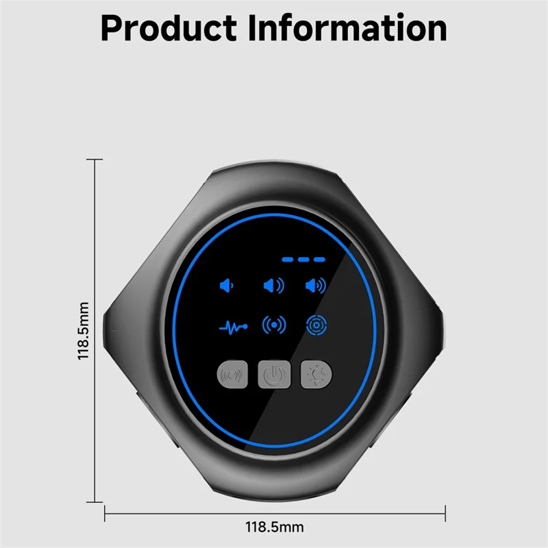 D803 Ultraschall-Schädlingsvertreiber 1kHz-65kHz variabler Frequenz Blitzlicht Nagetier-Insekten-Abwehr – Schwarz / USB