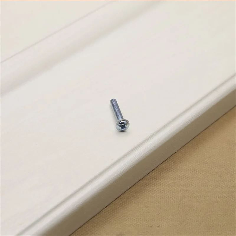 Cabinet Door Knob Semicircle Cupboard Drawer Wardrobe Plastic Pull Handle, 25mm Screw - Dual Hole Gold Spiral