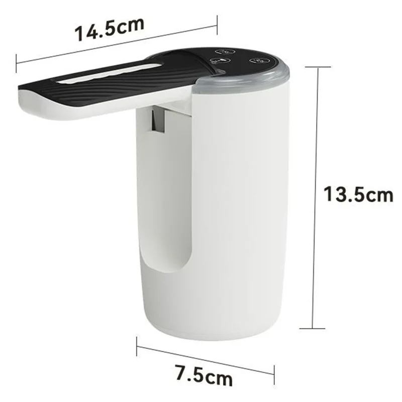 AP139 Dual Outlet Electric Water Dispenser Pump Foldable Spout for 4.5-18.9L Bottles