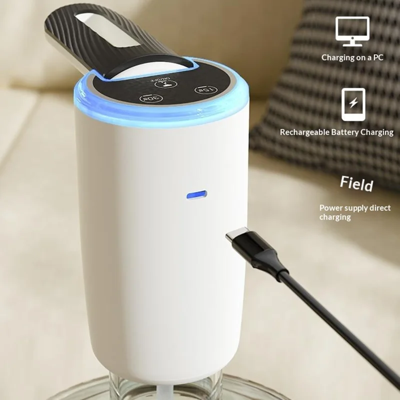 AP139 Dual Outlet Electric Water Dispenser Pump Foldable Spout for 4.5-18.9L Bottles